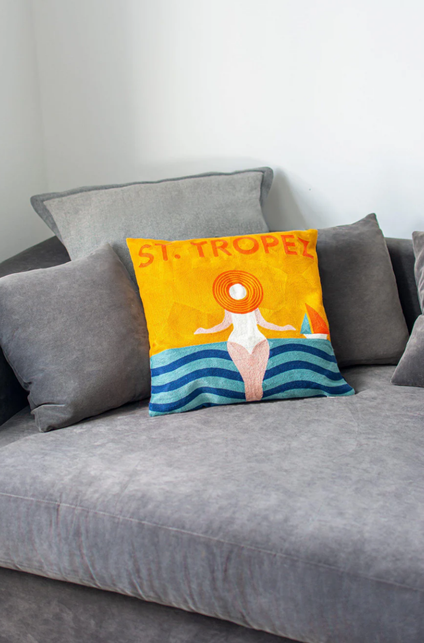 Needlepoint Handmade Square Cushions 45x45cm