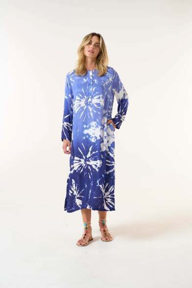 Marrakesh Indigo Llew Maxi Dress