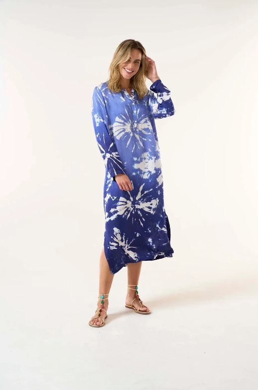 Marrakesh Indigo Llew Maxi Dress