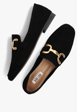 Load image into Gallery viewer, Suede Black Loafer
