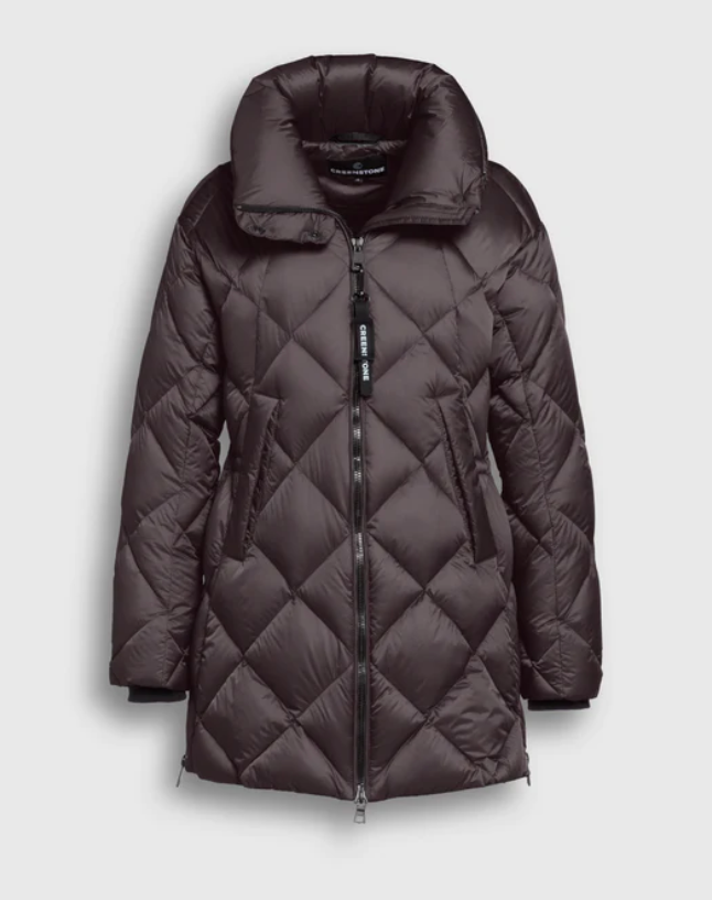 Hannah Diamond Quilted Down Jacket