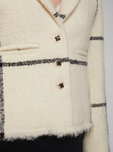 Load image into Gallery viewer, Cropped Check Jacket

