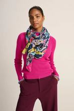 Load image into Gallery viewer, Double Full Glow Deep Blue Shawl
