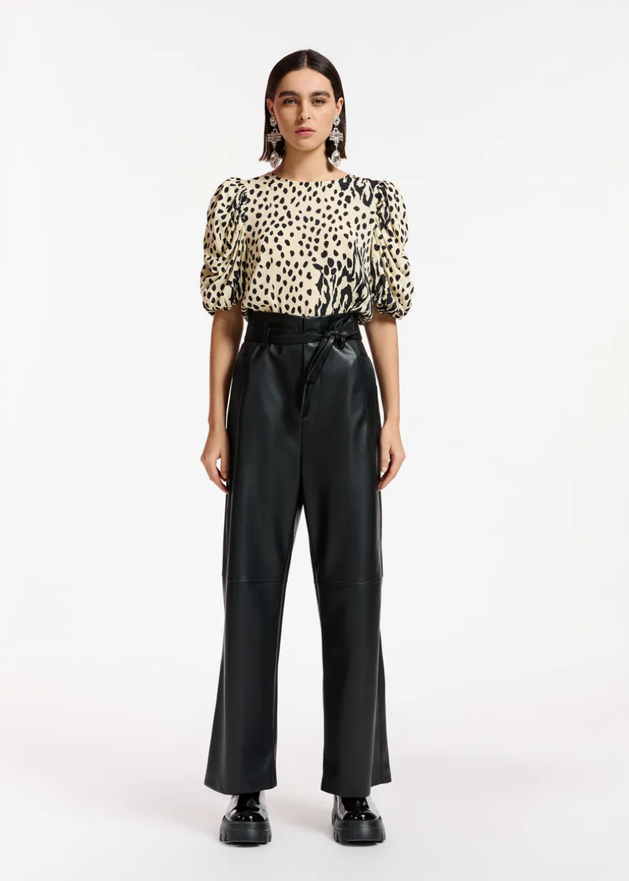 Encounter Faux Leather Trousers