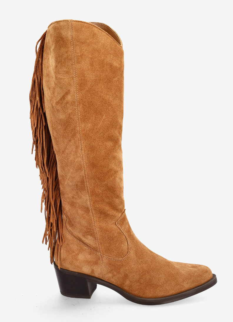 Suede Tassel Boot