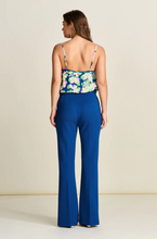 Load image into Gallery viewer, Pique Flare Ink Blue Trousers
