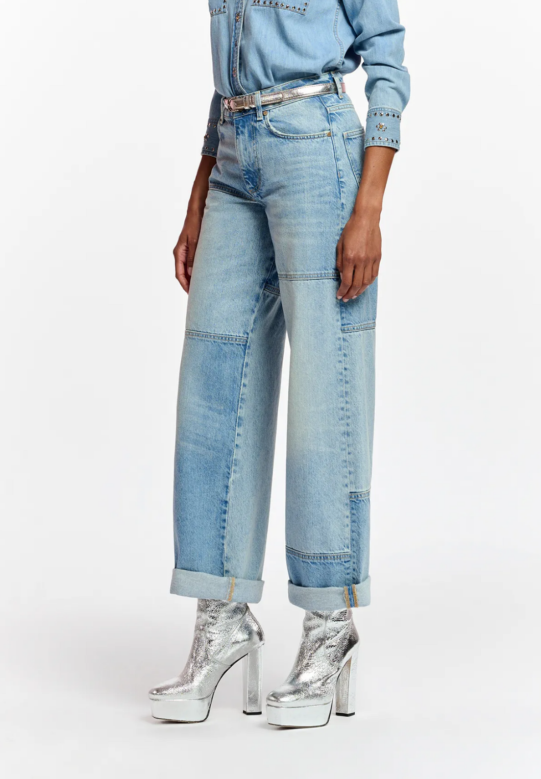 Faster Patchwork Jeans