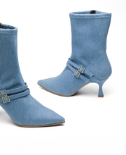 Load image into Gallery viewer, Denim Ankle Boot
