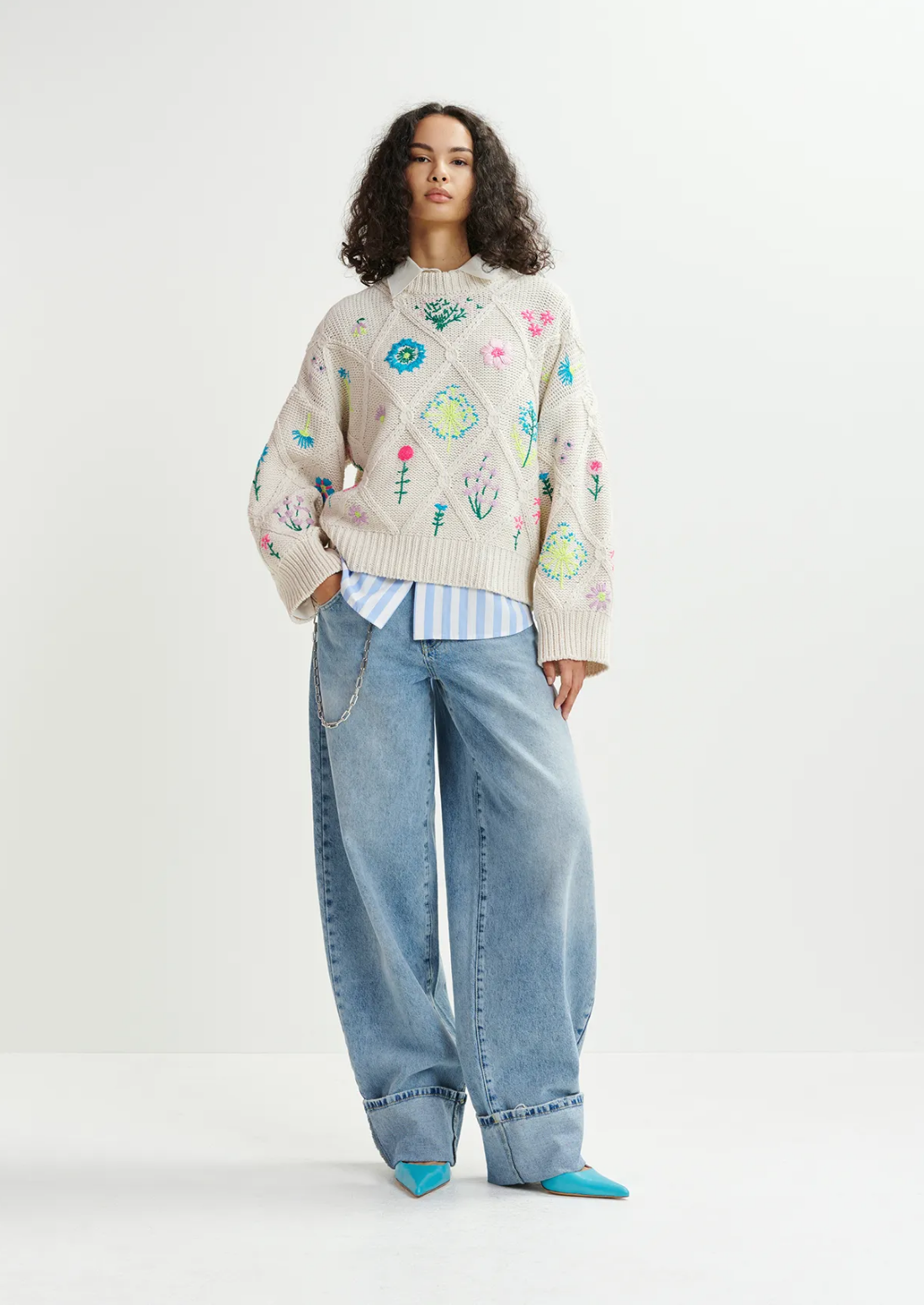 Hadream Embroidered Pullover