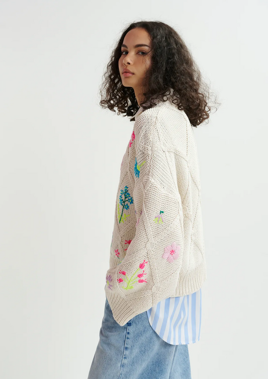 Hadream Embroidered Pullover