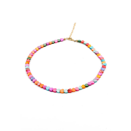 Rainbow Mother of Pearl Necklace