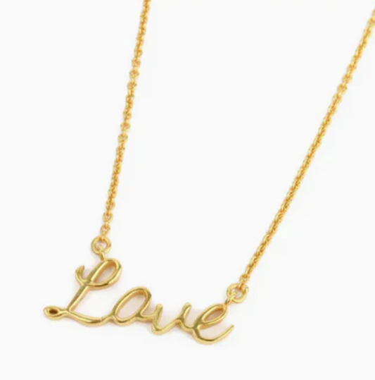 Gold Love Necklace