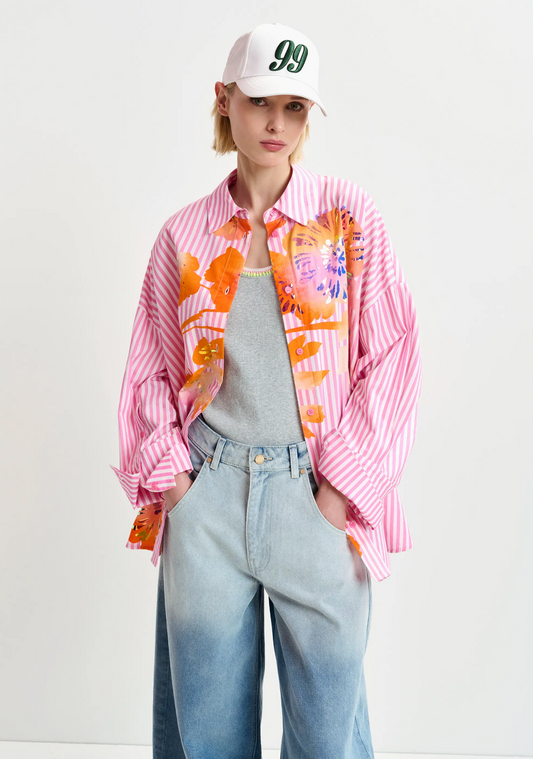 Hibra Foil Print Large Shirt