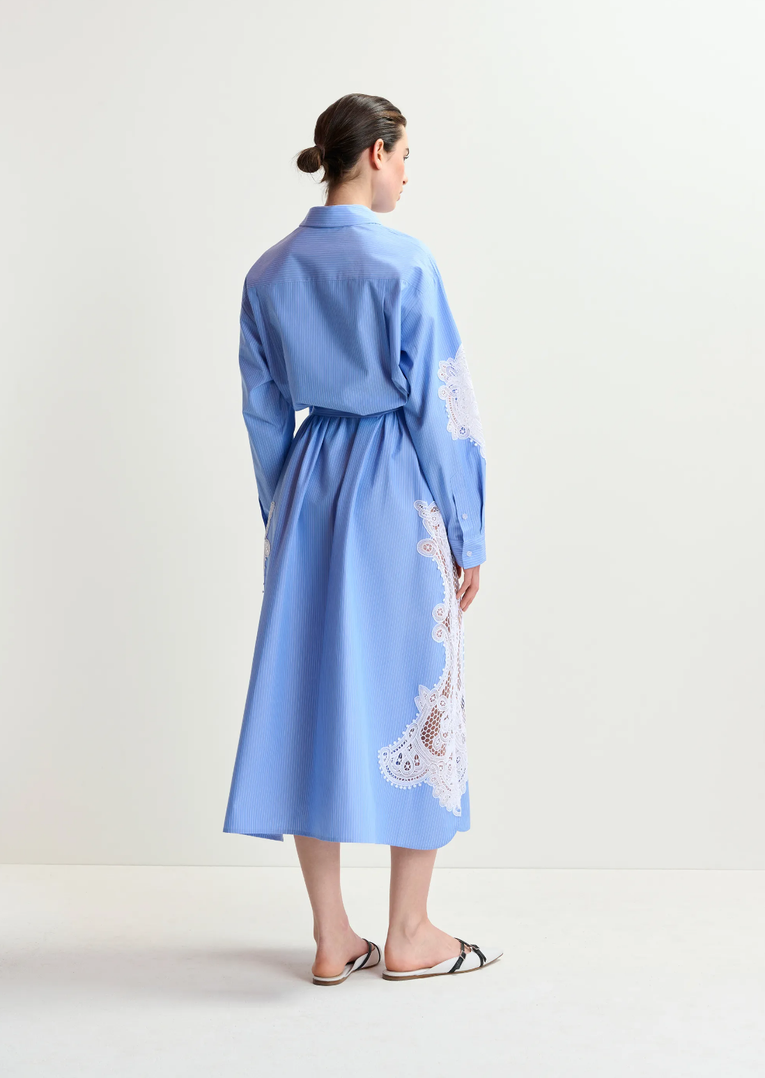 Haze Lace Panelled Dress