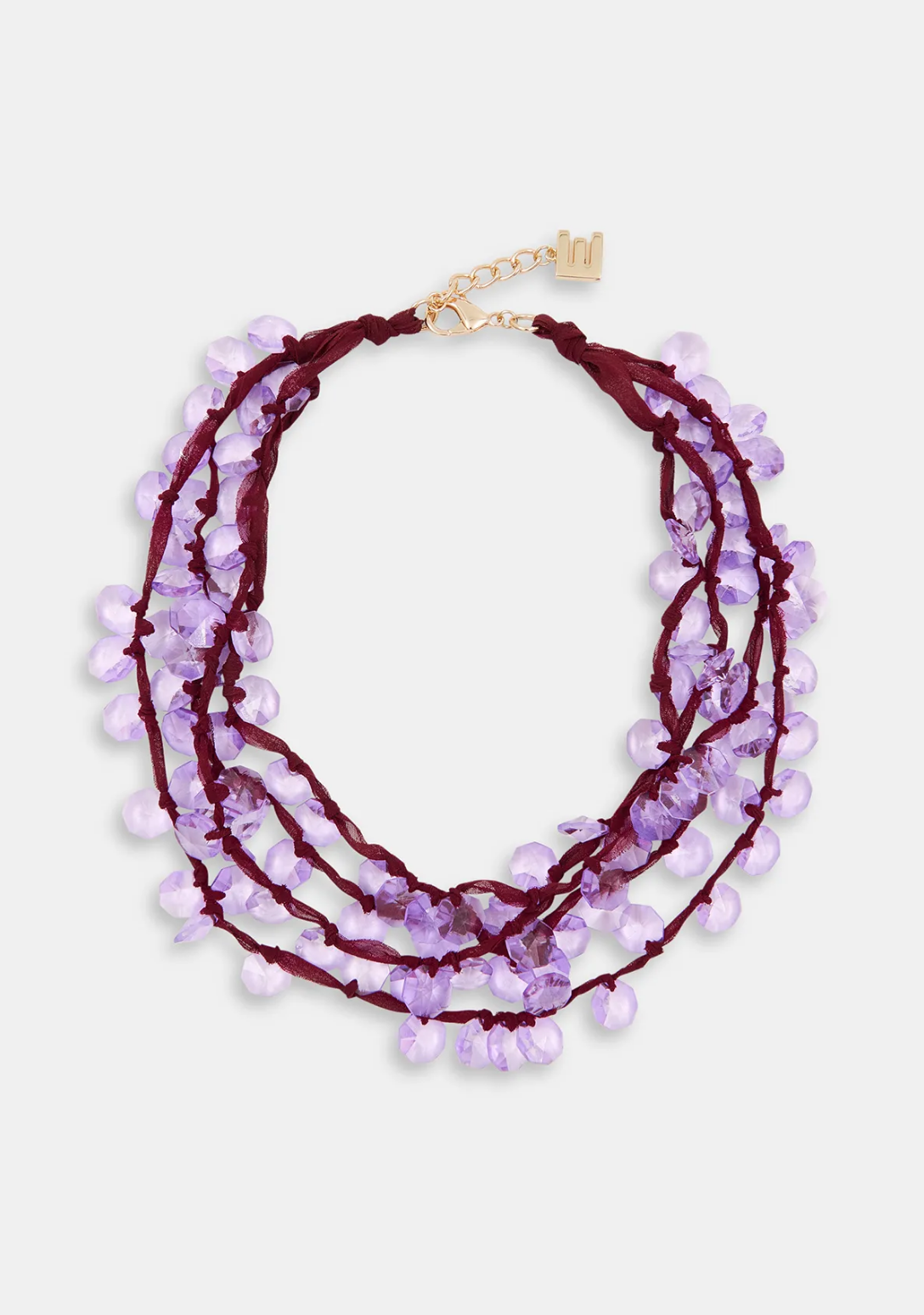 Humoristic Rhinestone Necklace