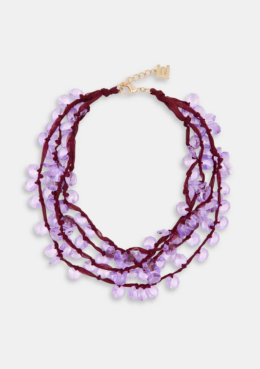 Humoristic Rhinestone Necklace