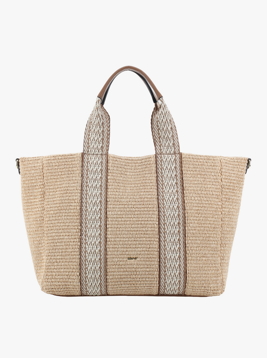 Kaia medium Raffia Shopper
