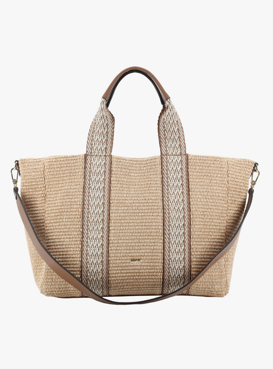Kaia medium Raffia Shopper