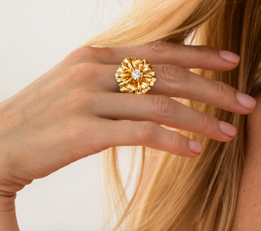 Blossom ring gold