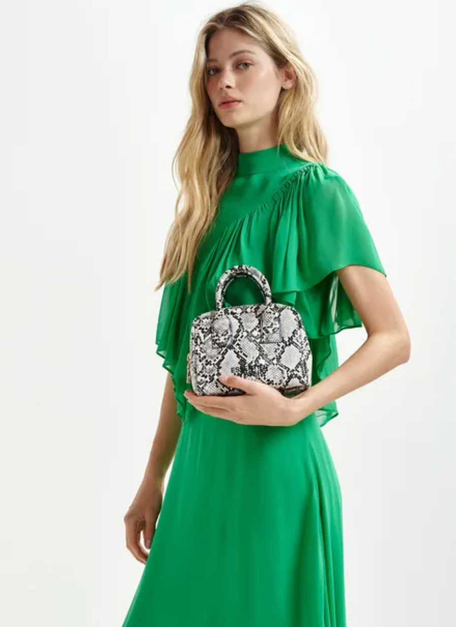 Honolulu ruffle asymmetrical dress