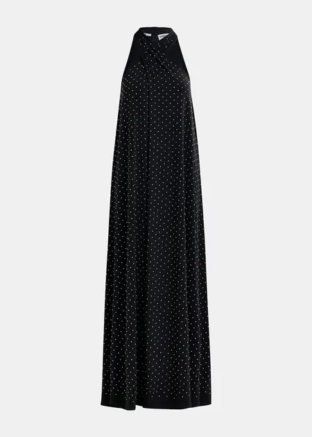 RENTAL Hisha rhinestone maxi dress