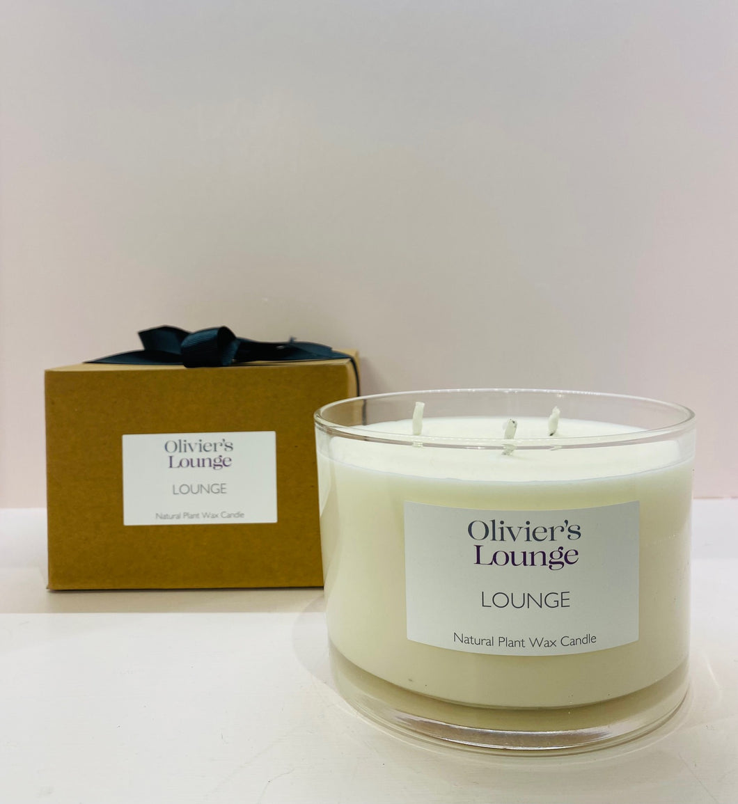Olivier's Lounge large 3 wick candle