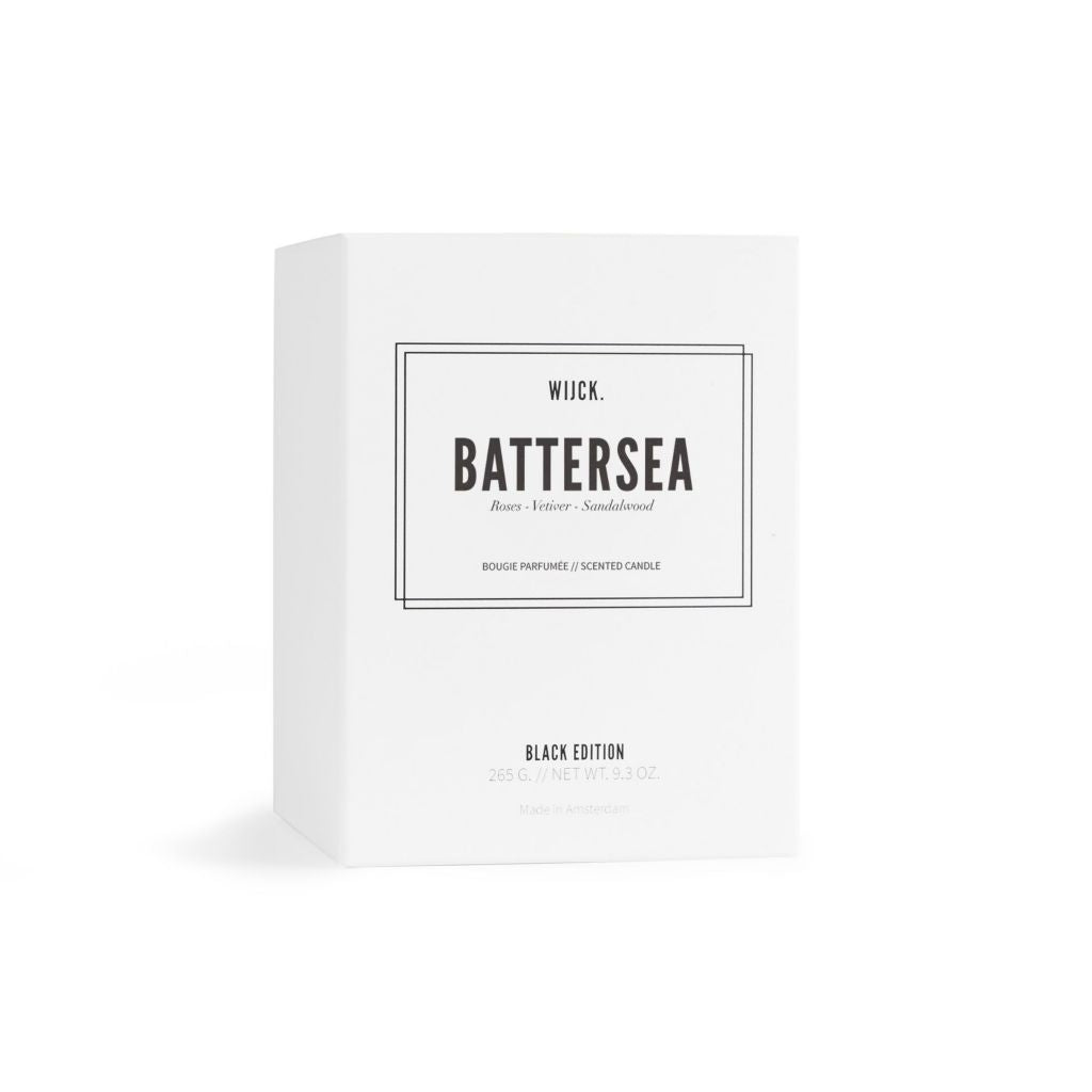 Black edition Battersea, luxury scented candle