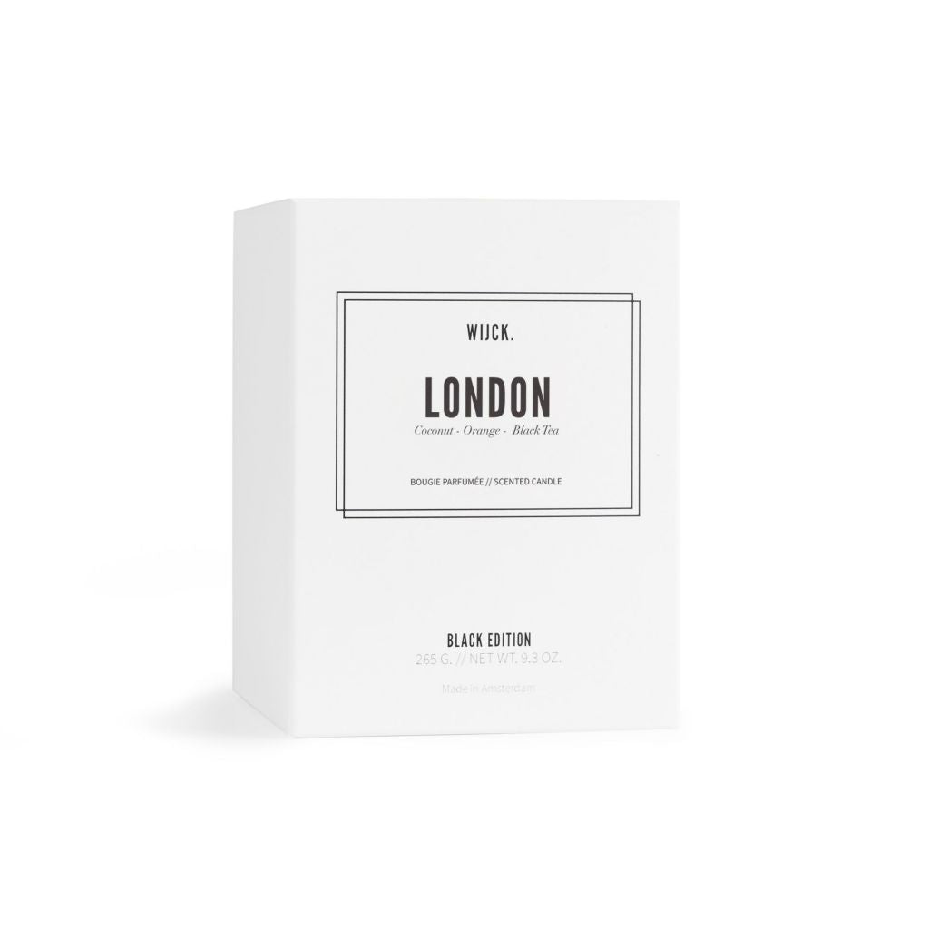 Black edition London, luxury scented candle