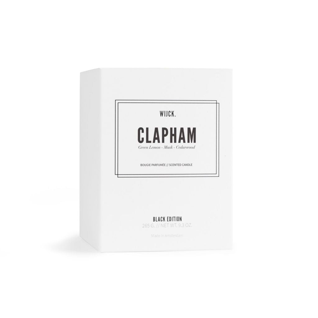 Black edition Clapham, luxury scented candle