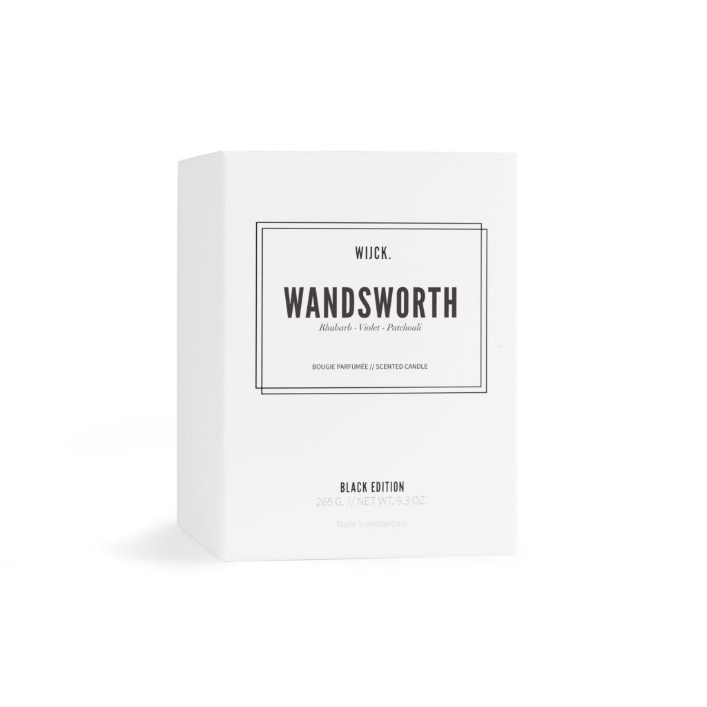 Black edition Wandsworth, luxury scented candle